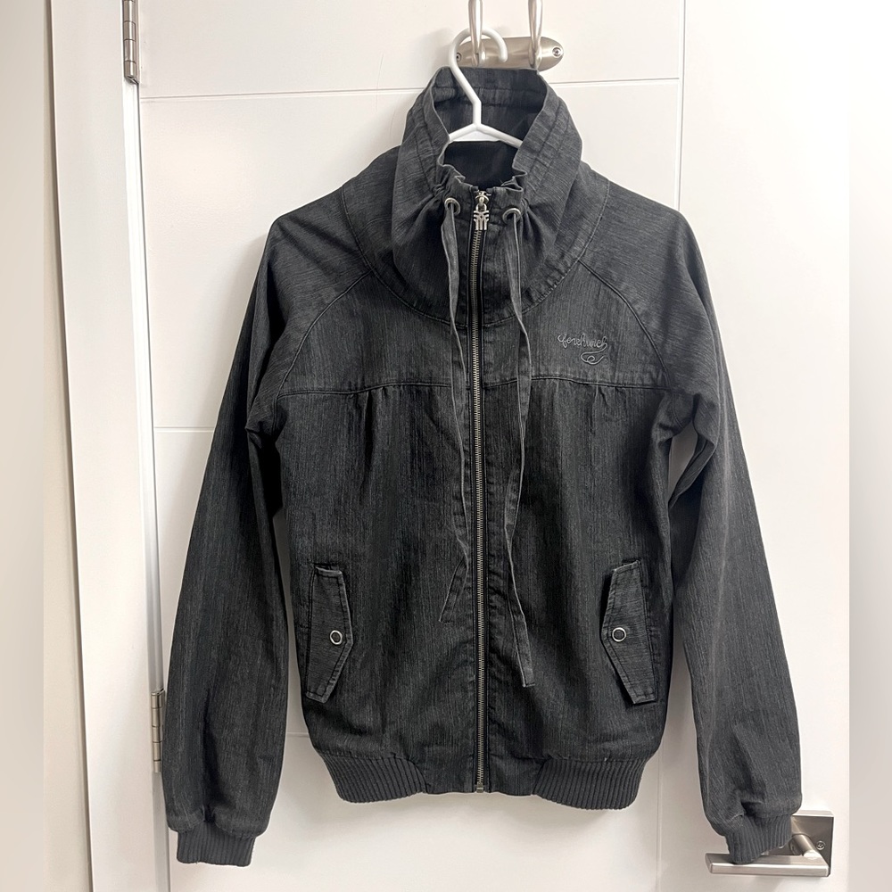 Fenchurch dark denim bomber jacket